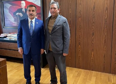 Türkiye Kamu-Sen Genel Başkanı Önder KAHVECİ'yi makamında ziyaret ettik. - 1