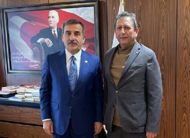 Türkiye Kamu-Sen Genel Başkanı Önder KAHVECİ'yi makamında ziyaret ettik. - 2