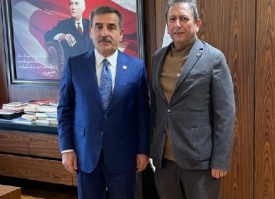 Türkiye Kamu-Sen Genel Başkanı Önder KAHVECİ'yi makamında ziyaret ettik. - 3