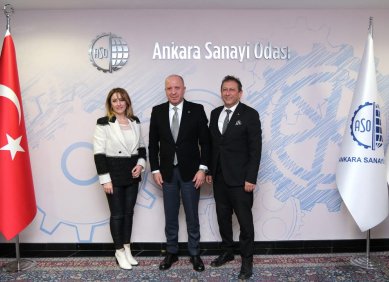 Yönetim Kurulu Başkanımız Murat ŞAN, Ankara Sanayi Odası Yönetim Kurulu Başkanı Sayın Seyit ARDIÇ’ı makamında ziyaret etti.