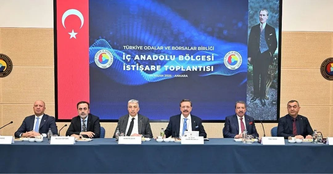 Yönetim Kurulu Başkanımız Murat ŞAN, İç Anadolu Bölgesi Oda ve Borsa Başkanları İstişare Toplantısı’na katılım sağladı.
